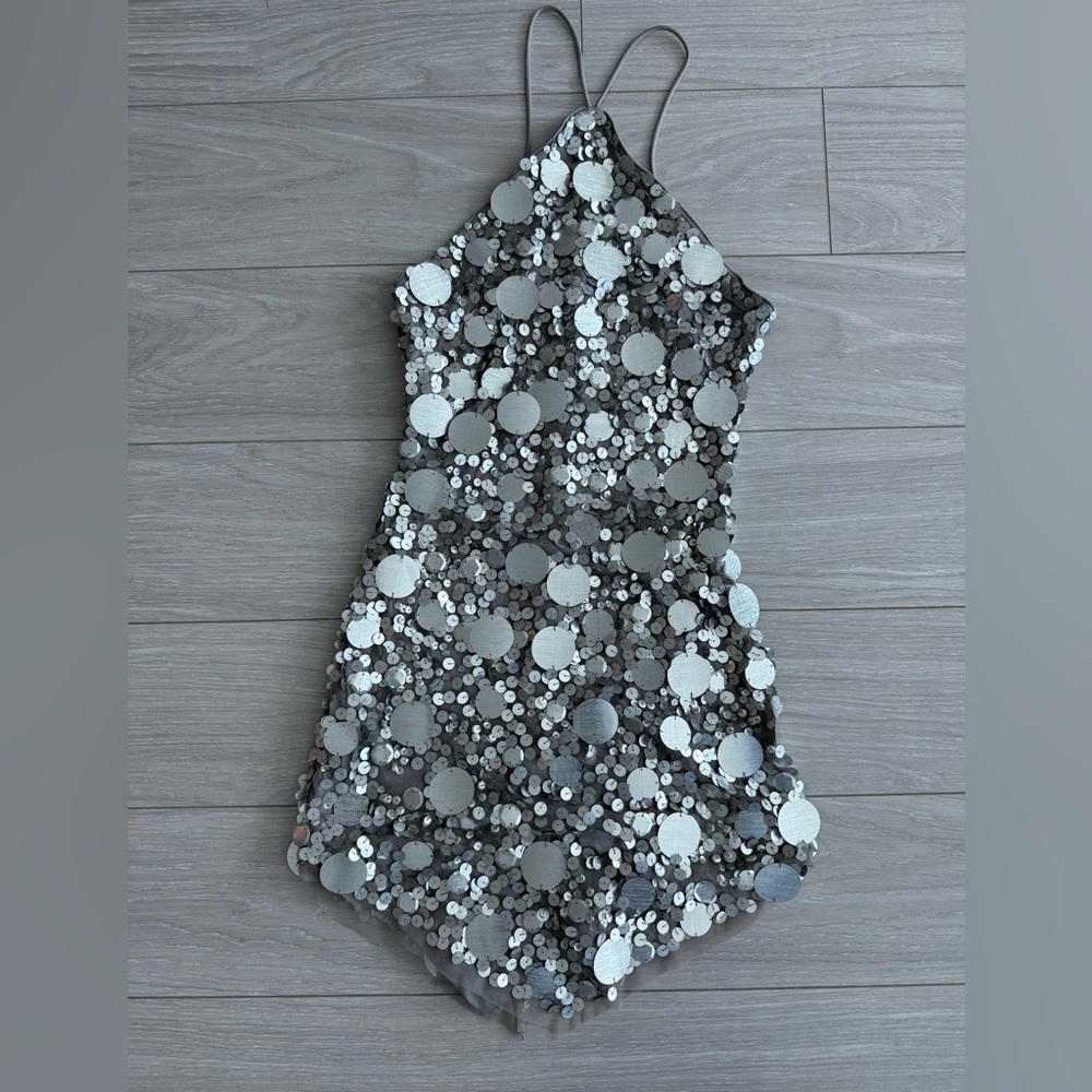 Silver Sequin Dress lovers and friends